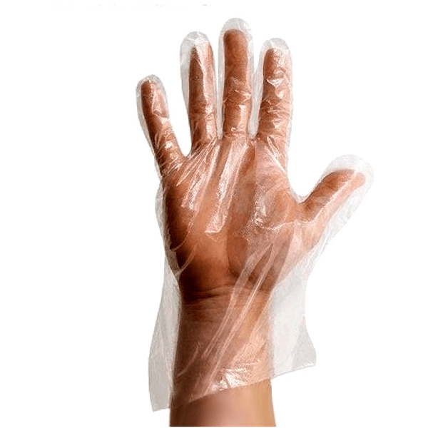 Полиэтиленовые перчатки Harizma (прозрачные, 100шт, размер M) h10985